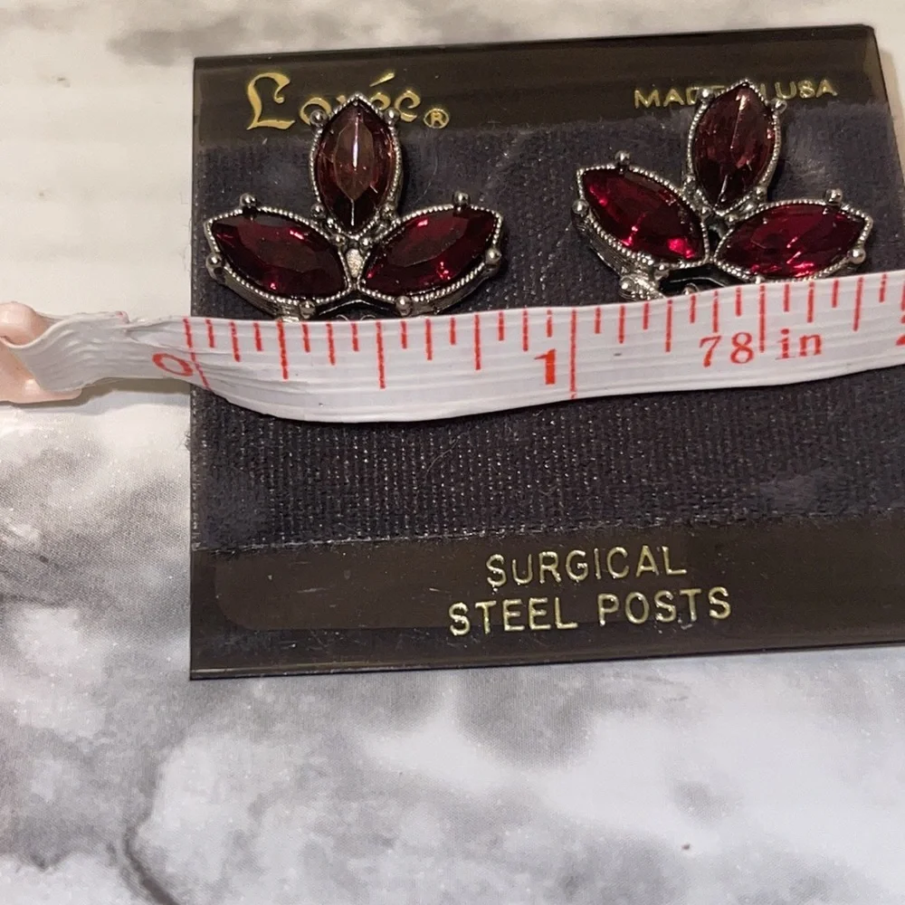 Vintage Loree earrings and broach - Picture 3 of 7